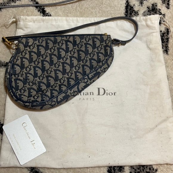 Dior Handbags - Authentic Vintage Dior Mini Saddle Bag